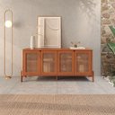 Ver imagem 1 de Buffet Arco 188 cm Porta Sextavada Incolar Cedro