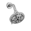 Ver imagem 1 de Chuveiro Ducha 10 Funções Redondo 125mm Alta Pressão Gás