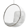 Poltrona Buble Chair em Acrílico Cristal Almofada em Tecido Sintético Personal Moveis Design - 1
