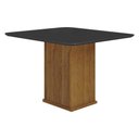 Ver imagem 1 de Mesa de Jantar Napoli 90x90 Freijó Decor Chumbo – Leifer Móveis