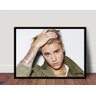 Lindo Quadro Poster com Moldura Pop Justin Bieber P1900 - 1