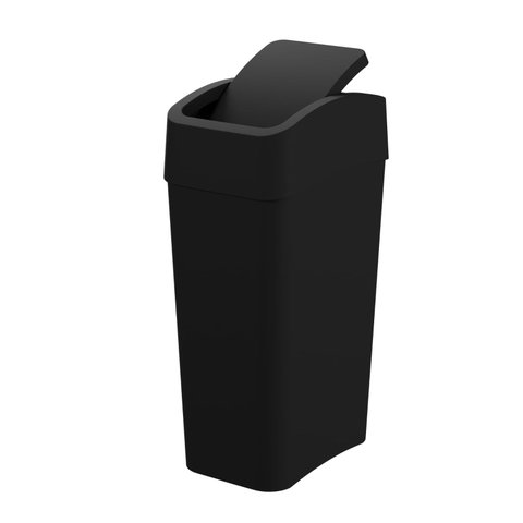 Lixeira com tampa Basculante 8 Litros LTB2 - Preto - Astra