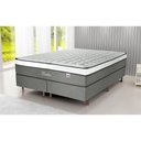 Ver imagem 1 de Cama Box com Colchão Super King Size Molas Ensacadas Londres 193x203x68cm