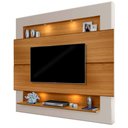 Ver imagem 2 de Painel De TV Até 75 Polegadas Com Led Carvalho Off White Milão Luapa