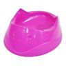 Comedouro Plástico Cara Do Gato 200 Ml - Rosa Furação Pet - 1