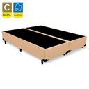 Ver imagem 2 de Cama Box Casal Bipartido Sintético Mega Cama Bege