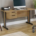 Ver imagem 2 de Mesa Escritorio 120 Cm com Gaveteiro de Mesa Versatil Kappesberg Itapua
