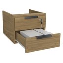 Ver imagem 4 de Mesa Escritorio 120 Cm com Gaveteiro de Mesa Versatil Kappesberg Itapua