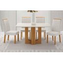 Ver imagem 1 de Conjunto Jantar 4 Cadeiras 1,20x80 Izabelle - Arbo Design