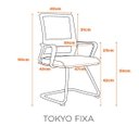 Ver imagem 2 de Cadeira para Escritório Fixa com Telinha Tokyo Fratini