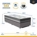 Ver imagem 3 de Cama Box com Colchão de Espuma D33 Pillow In Anjos Ortosleep Solteiro 88cm