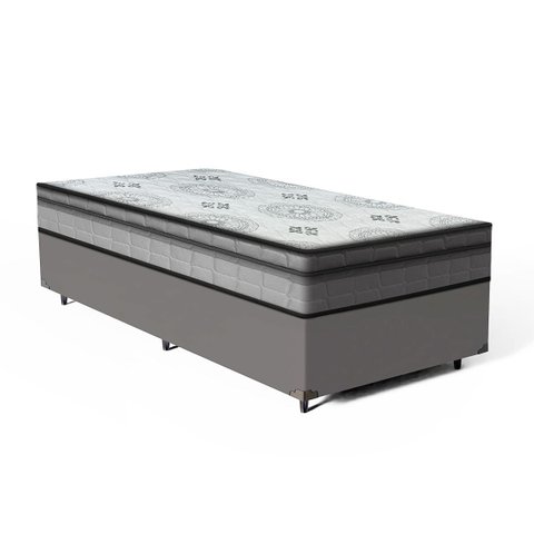 Cama Box com Colchão de Espuma D33 Pillow In Anjos Ortosleep Solteiro 88cm