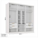 Ver imagem 3 de Guarda-Roupa Planejado 3 Portas de Correr Jade CabeCasa MadeiraOriginals Branco
