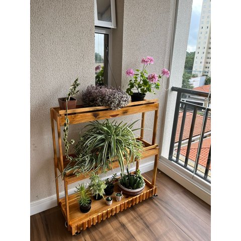 Suporte para Plantas, Prateleira Chão P28