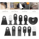 Ver imagem 2 de Kit 12 Laminas De Corte Acessórios Para Ferramenta Oscilante