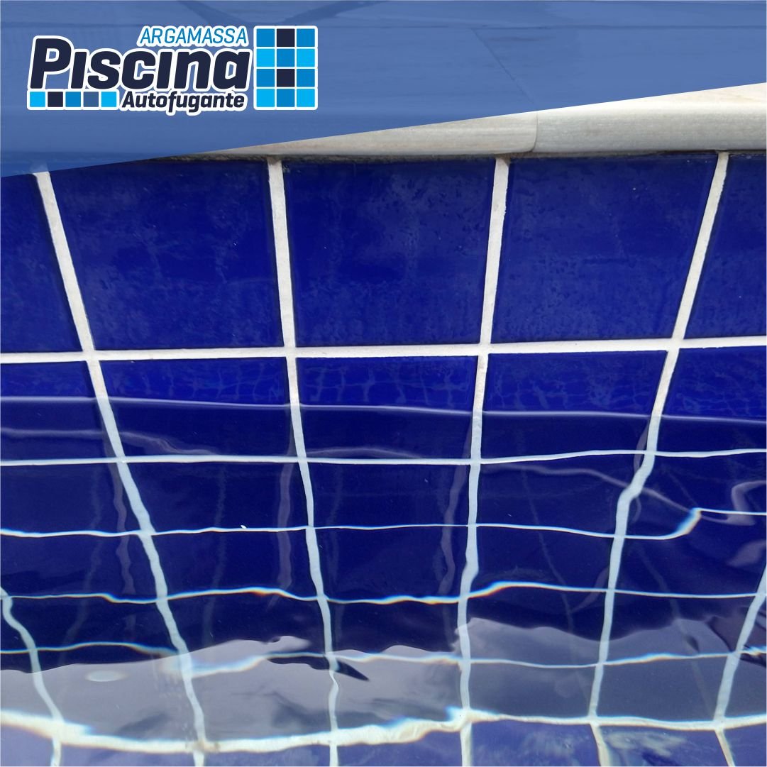 Rejunte Piscina Impermeável Cor Azul Ilha 1kg - 7