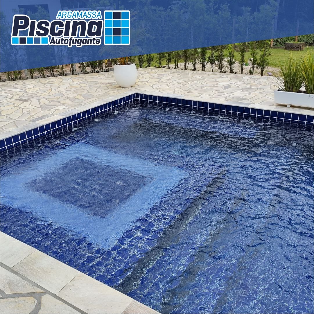 Rejunte Piscina Impermeável Cor Azul Ilha 1kg - 6