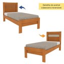 Ver imagem 4 de Cama Infantil 100% MDF Harmonia Yescasa Marrom/Cinamomo/Off White