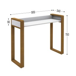 Buffet Aparador New Móvel Alto Padrão com Estrutura Robusta:off White - 3