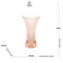 Ver imagem 5 de Vaso em Cristal Wolff Queen Âmbar - 15x24cm Le Classic Decor