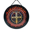 Ver imagem 1 de Enfeite Mandala Medalha de São Bento Parede e Porta