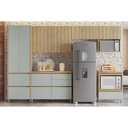 Ver imagem 1 de Cozinha Modulada Completa Rainha Gourmet 6 Peças (3aéreos+1paneleiro+2balcões) C6p39 Nature/verde