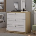 Ver imagem 4 de Cômoda Organizadora 79cm com 3 Gavetas Infinity 2052 Genialflex