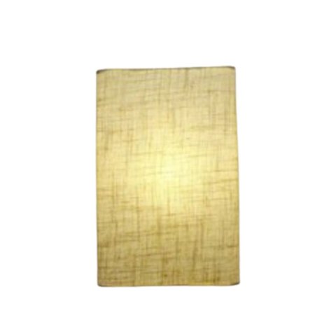 Arandela Retangular Retro Vivare Md-2029 Cúpula em Tecido 18x10x30cm - Bivolt - Rustico-Bege - 110V/
