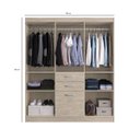 Ver imagem 4 de Guarda-Roupa Casal 6 Portas Cancun 7000 Móveis Doripel