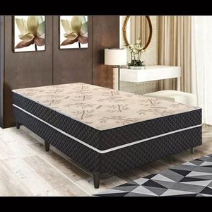 Cama Box Solteiro Conjugada Ortopédica 88x188x39