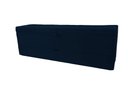 Ver imagem 2 de Recamier Puff Baú Sapateira com Gaveta 1,58 Cm para Cama Box Queen Size - Azul Marinho