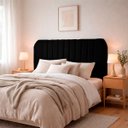 Ver imagem 2 de Cabeceira Estofada Elegante para Cama de Casal 140 Hera Linho
