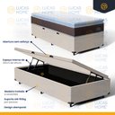 Ver imagem 5 de Cama Box Baú com Colchão de Espuma D33 Pillow Top Comfort Luxo Solteiro 88 Cm