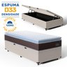 Cama Box Baú com Colchão de Espuma D33 Pillow Top Comfort Luxo Solteiro 88 Cm - 2