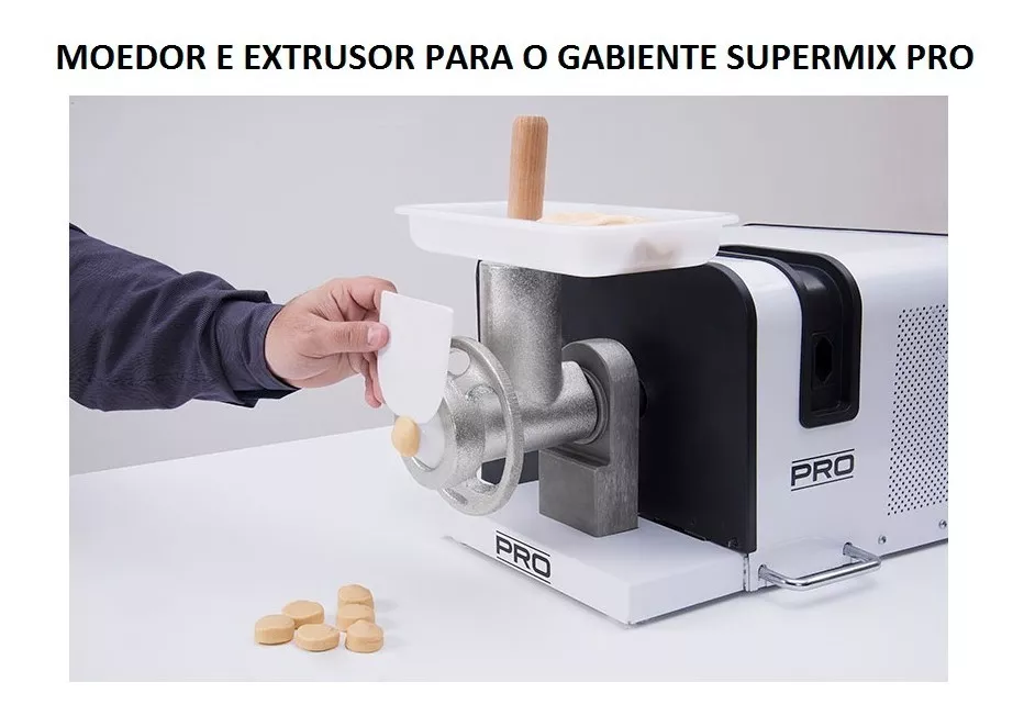 Moedor de carne Extrusor Acessório Gabinete Supermix Pro And - 6