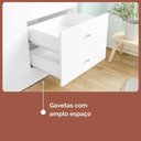 Ver mais imagens de Guarda Roupa Solteiro 4 Portas 2 Gavetas Vesta - Branco/rosa Flex