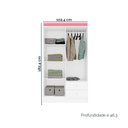 Ver imagem 7 de Guarda Roupa Solteiro 4 Portas 2 Gavetas Vesta - Branco/rosa Flex