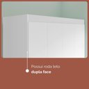 Ver imagem 6 de Guarda Roupa Solteiro 4 Portas 2 Gavetas Vesta - Branco/rosa Flex