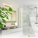 Ver imagem 7 de Luminária para Espelho Banheiro Arandela Wing Dourado Ip44