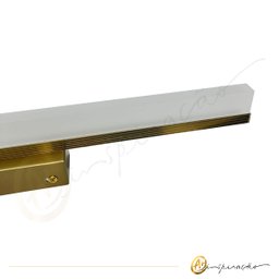 Luminária para Espelho Banheiro Arandela Wing Dourado Ip44 - 8