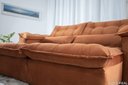 Ver imagem 4 de Sofá Retrátil e Reclinável Ipanema 1,50m em Tecido Veludo C/pillow Nos Braços - Montagem Inclusa:ter
