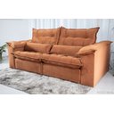 Ver imagem 5 de Sofá Retrátil e Reclinável Ipanema 1,50m em Tecido Veludo C/pillow Nos Braços - Montagem Inclusa:ter