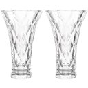 Ver imagem 1 de 2 Vasos de Vidro Lyor Diamond Transparente 13x20cm Decorativo para Arranjo de Flores