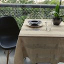 Ver imagem 1 de Toalha de Mesa Algodão Cru Elegance Quadrada 200 x 200