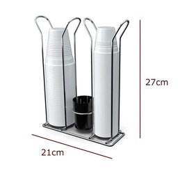 Suporte de Mesa para Copos - Stolf Preto - 2