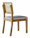 Ver imagem 2 de Par Cadeiras Hera Madeira Maciça Encosto Rattan