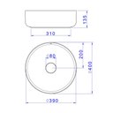 Ver imagem 5 de Cuba de Apoio Deca Slim 40x40 L.12040.22 Redonda Marrom Fosco
