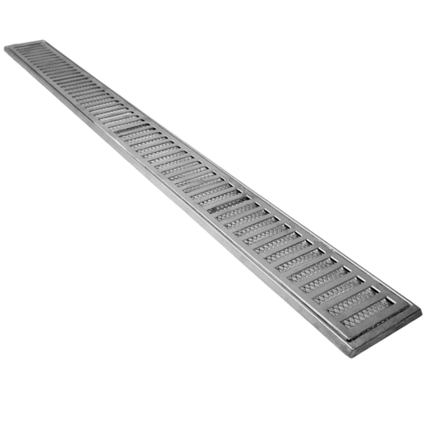 Ralo de Quintal 1 Metro X 10cm Grelha Inteira Top e Tela