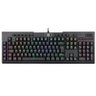 Teclado Mecânico Gamer Redragon Brahma Pro - ABNT2 - RGB Chroma - Switch Vermelho - K586RGB-PRO - 1