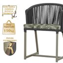 Ver imagem 4 de Mesa com 6 Cadeiras de Jantar Roma 120cm e Noronha em Alumínio Fendi Corda Náutica Estofado 5 Trama